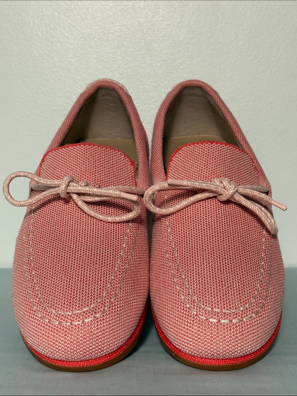 Rothy’s The Boat Shoe/Sunbaked Pink Made with Sustainable Materials. NWOT Sz-8.5